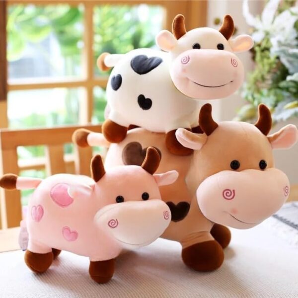 Tinytotem Milky Moo Cow Plush Soft Toy - Image 3